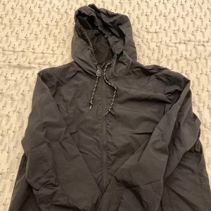 H & M Black Jacket Mens XL Water Repellent Waterproof